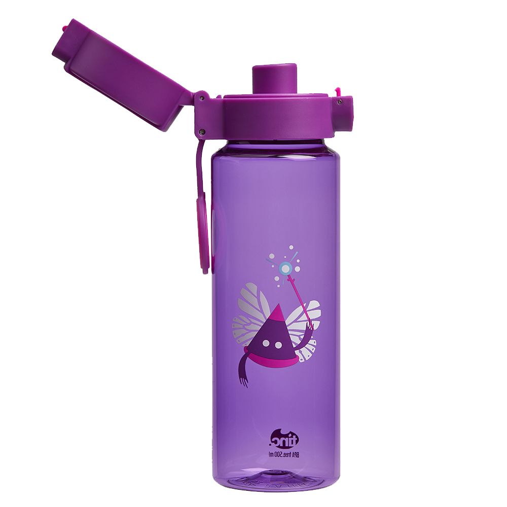 Ooloo Flip and Clip Water Bottle - Purple