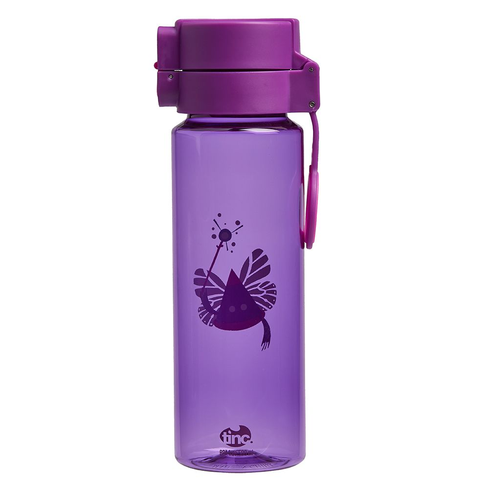 Ooloo Flip and Clip Water Bottle - Purple