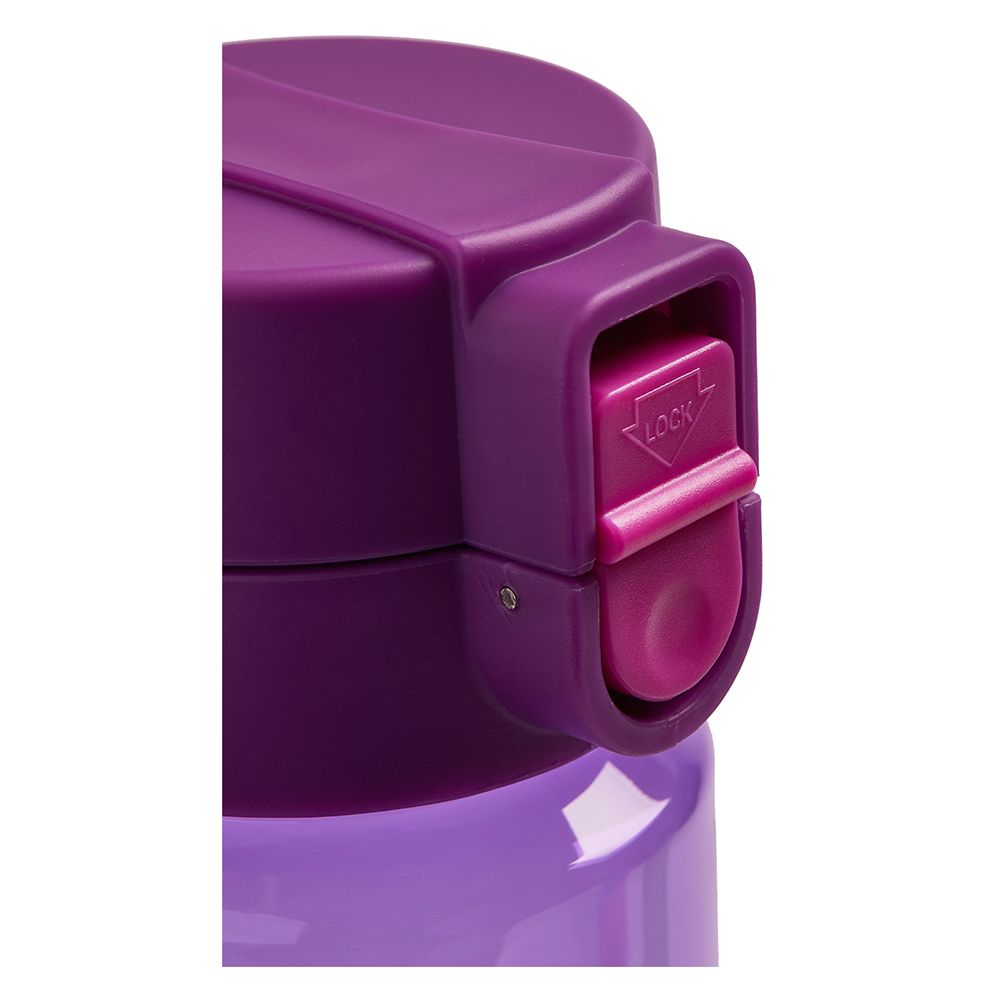 Ooloo Flip and Clip Water Bottle - Purple