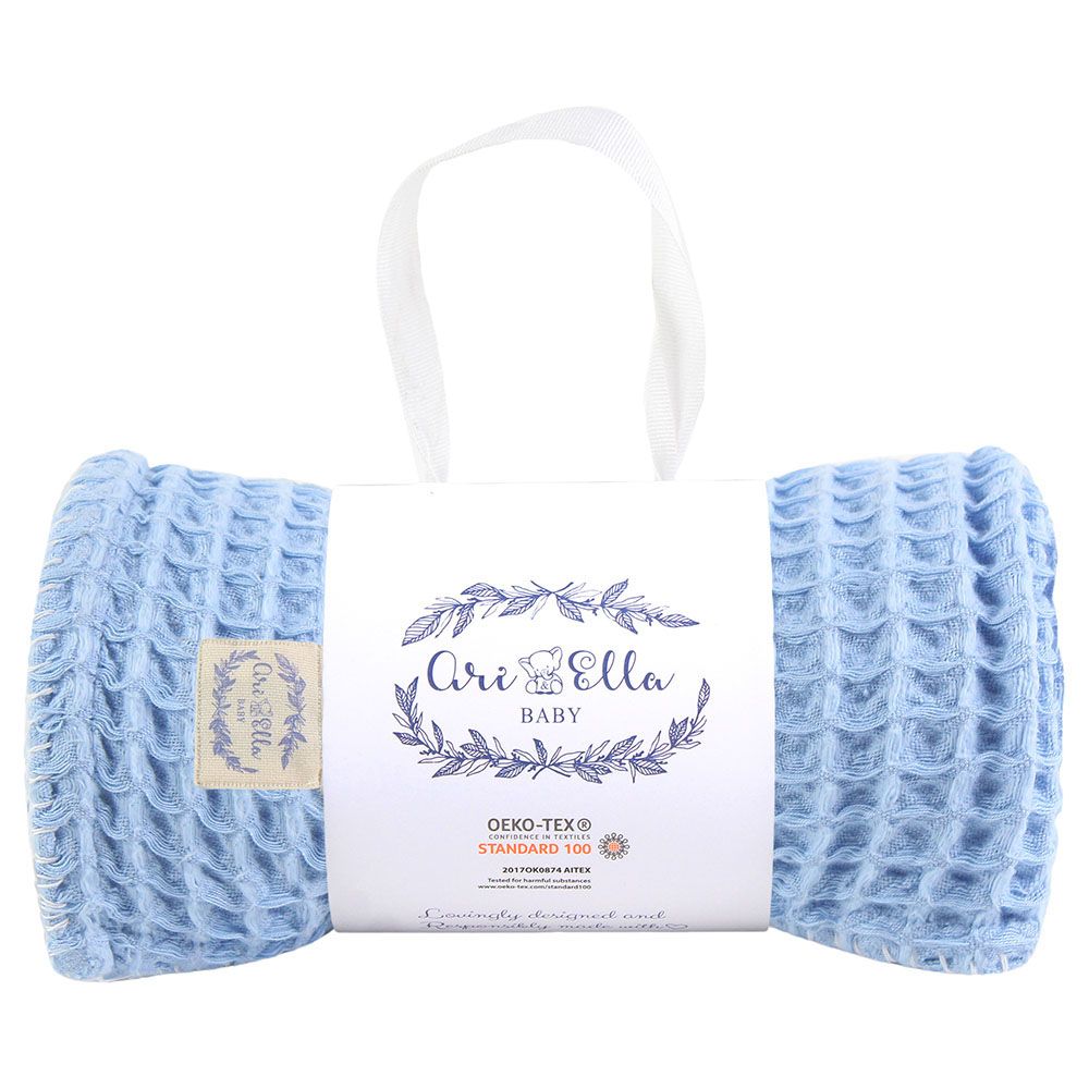 Ari & Ella - Baby Cloud Blanket - Light Blue (Exclusive)