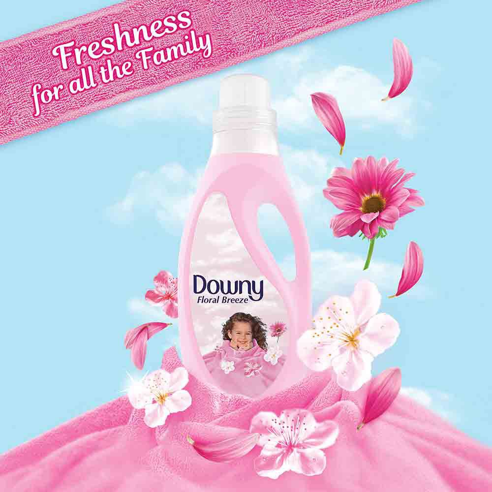 Downy - Regular Fabric Softener Floral Breeze 2L