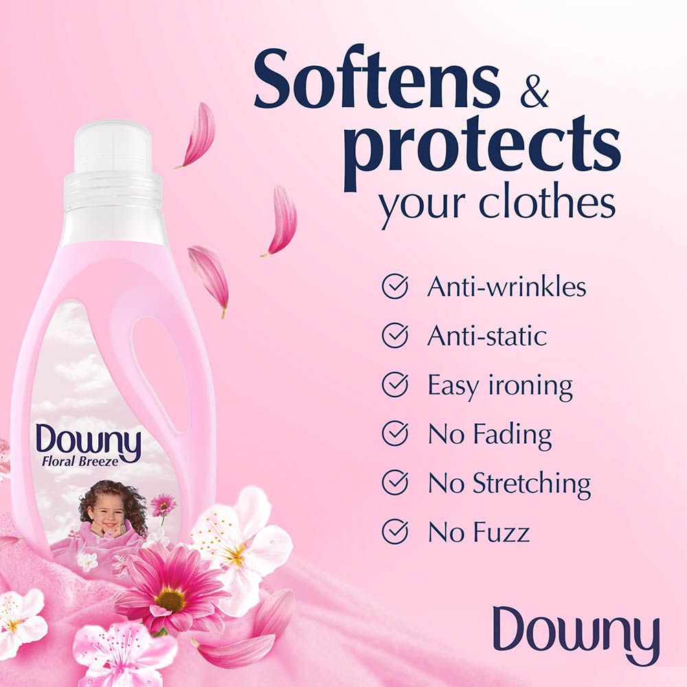 Downy - Regular Fabric Softener Floral Breeze 3L