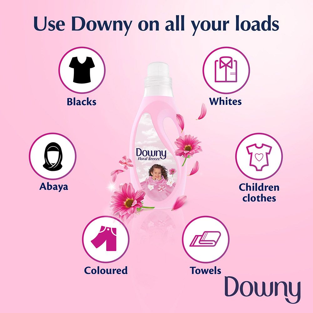 Downy - Regular Fabric Softener Floral Breeze 3L