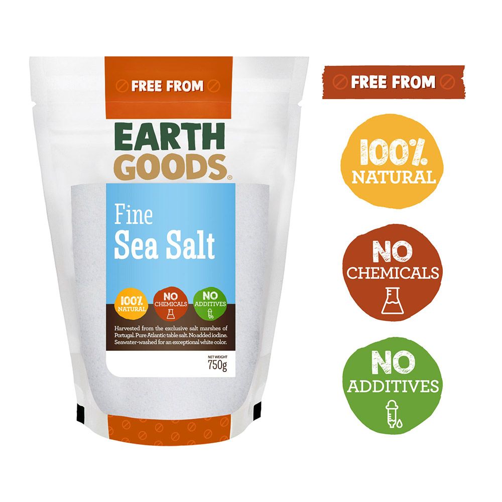 Earth Goods - Fine Sea Salt 750g