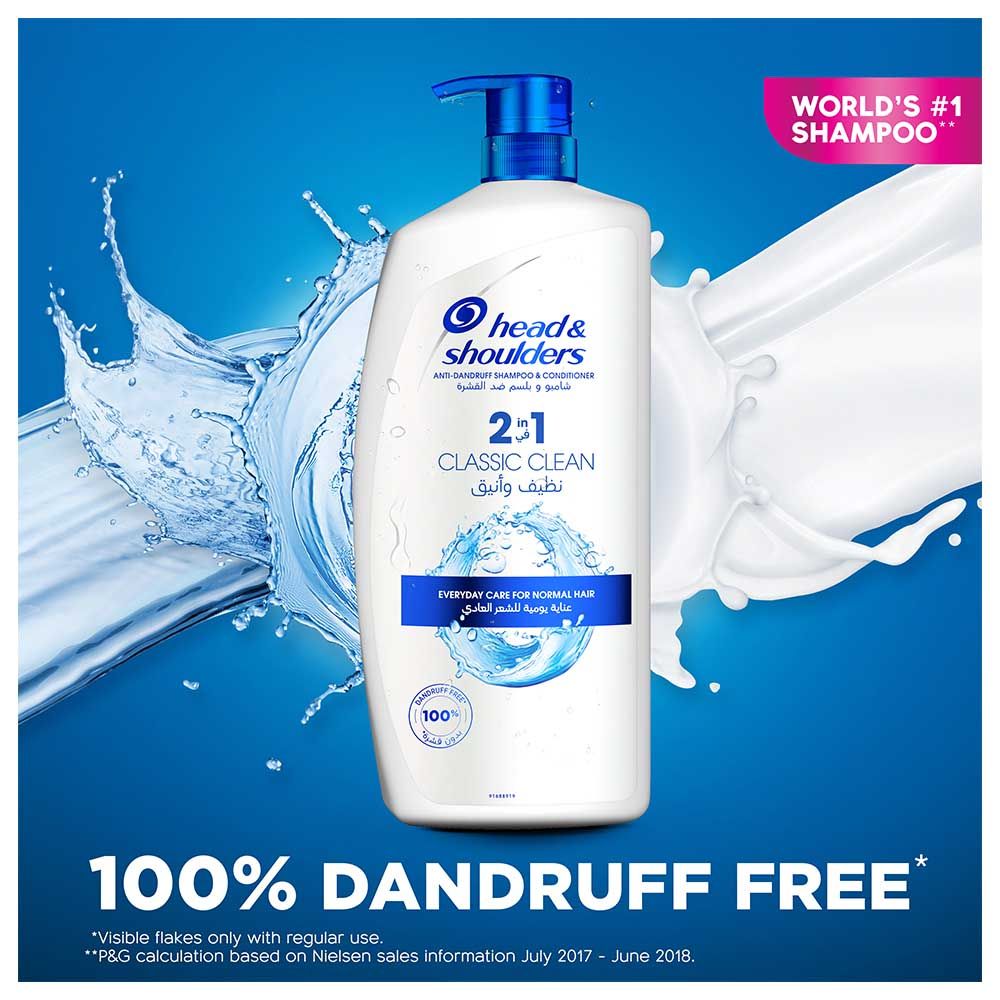 Head & Shoulders - Classic Clean 2in1 Anti-Dandruff Shampoo 900ml