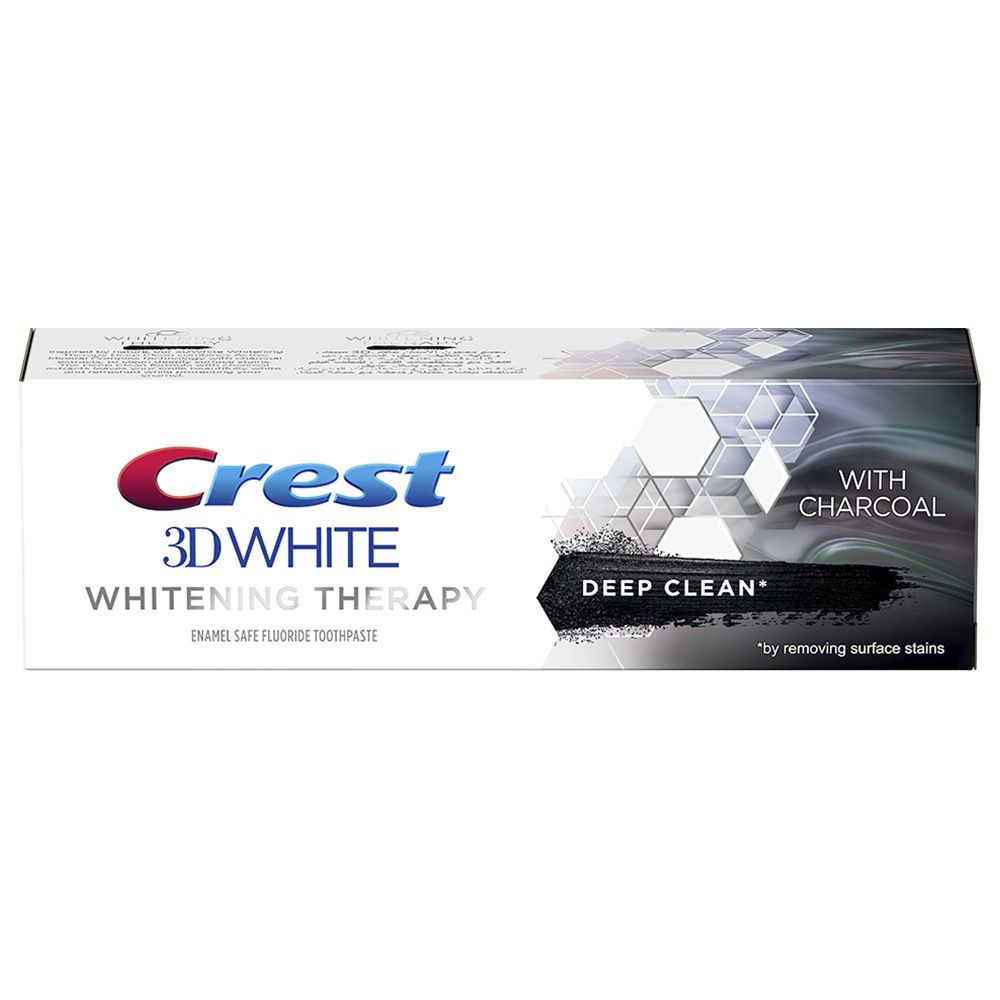 Crest - 3D Whitening Therapy Charcoal Toothpaste Pack - 75ml