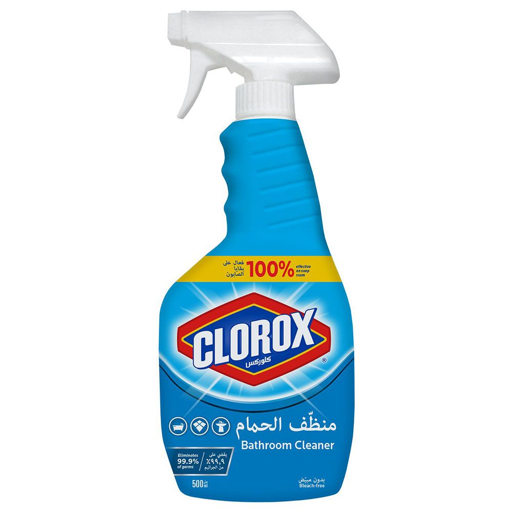 Clorox - Disinfecting Bathroom Cleaner Spray Bottle, 500ml