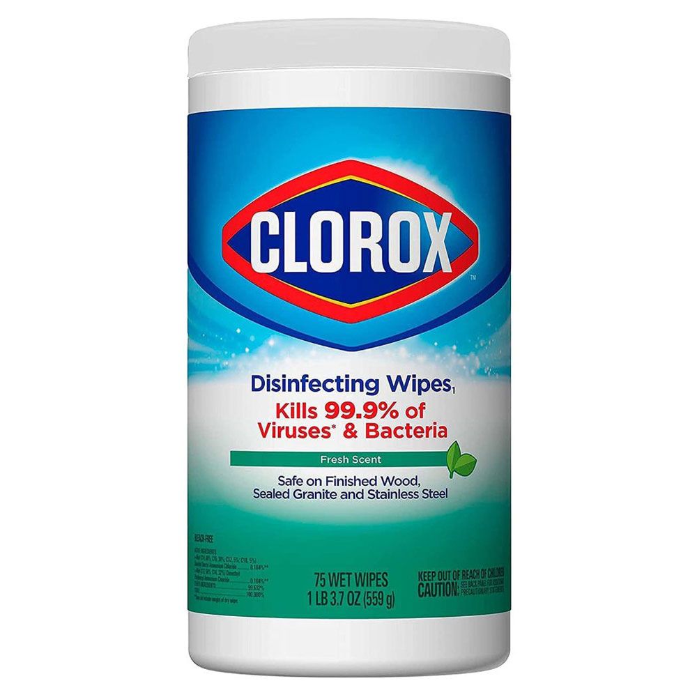 Clorox Disinfecting Wipes Can Fresh Scent 75 Count