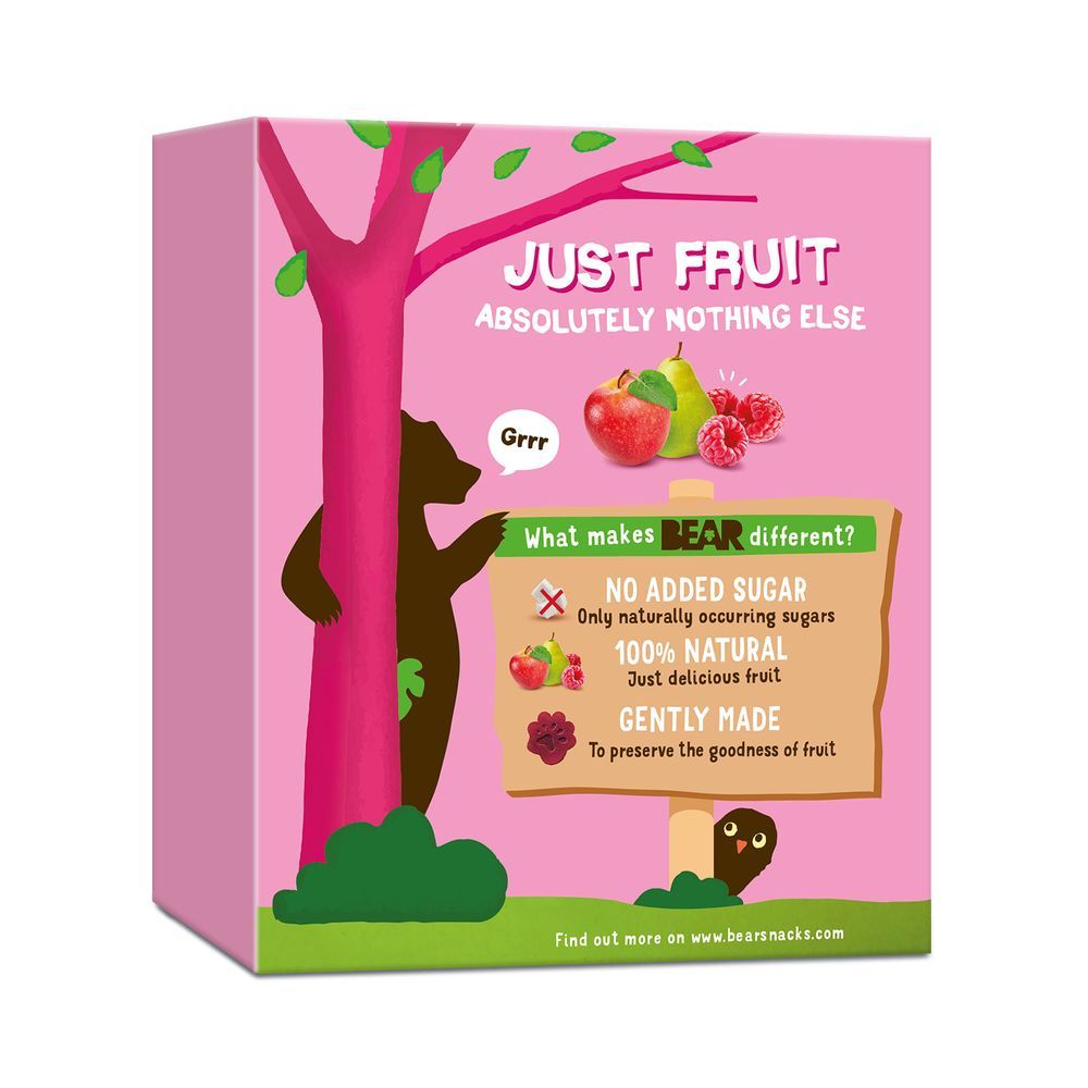 Bear - Fruit Minis Snack - Raspberry - 20 g - Pack of 5