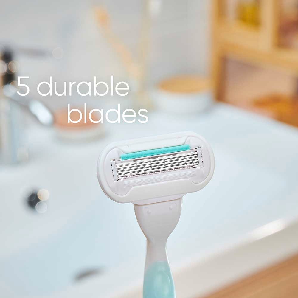 Venus - Deluxe Smooth Sensitive Razor with 2 Blade - Green