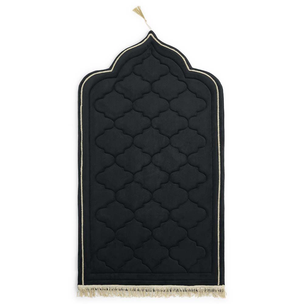 The Modest Company - Velvet Foam Prayer Mat - Black Velvet