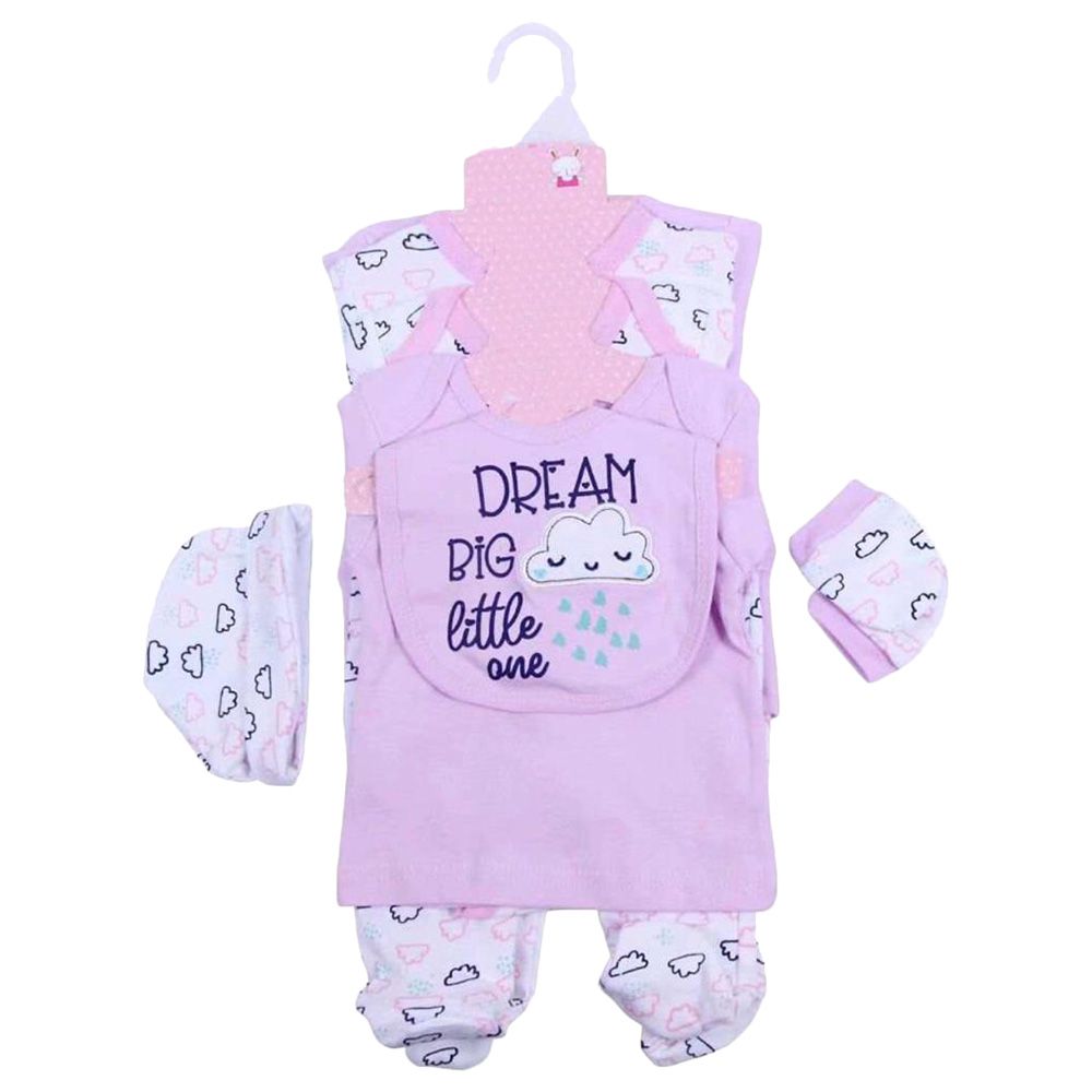 TheMadeonEarth - 8pcs Dream Big Newborn Set - Pink