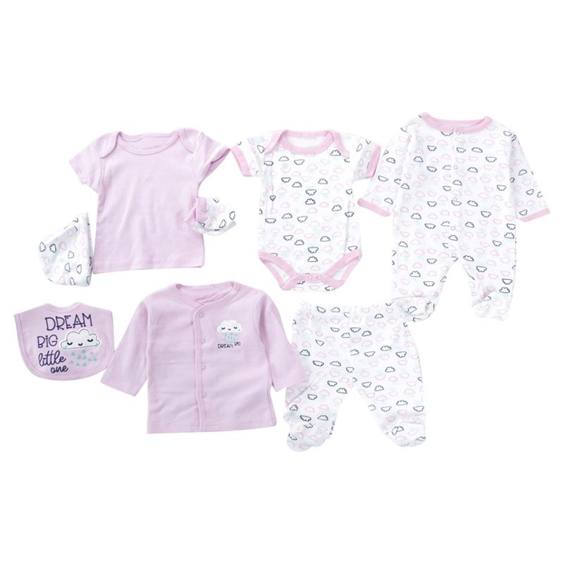 TheMadeonEarth - 8pcs Dream Big Newborn Set - Pink