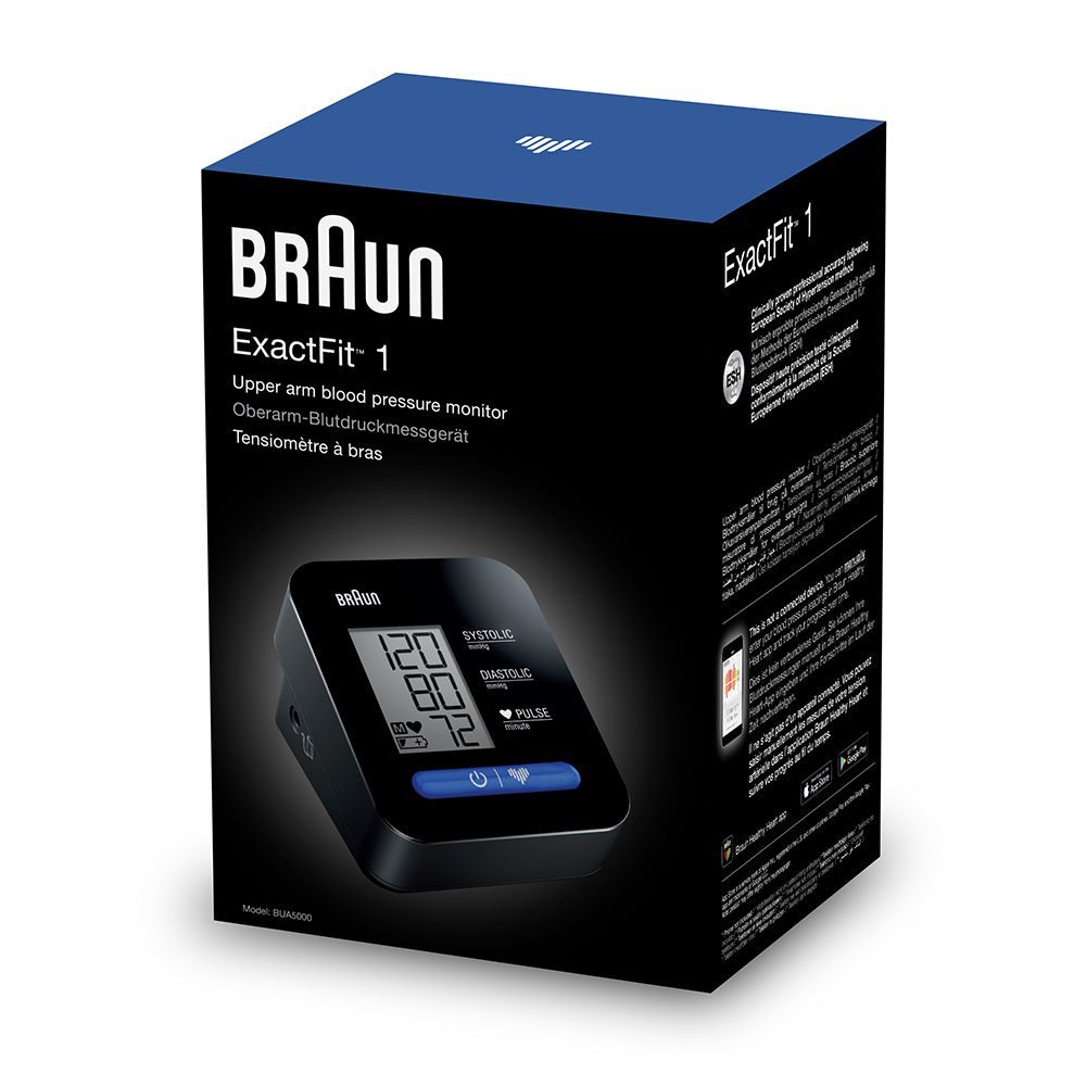 Braun - Exact Fit 1 Bua5000 Bp Monitor - Black