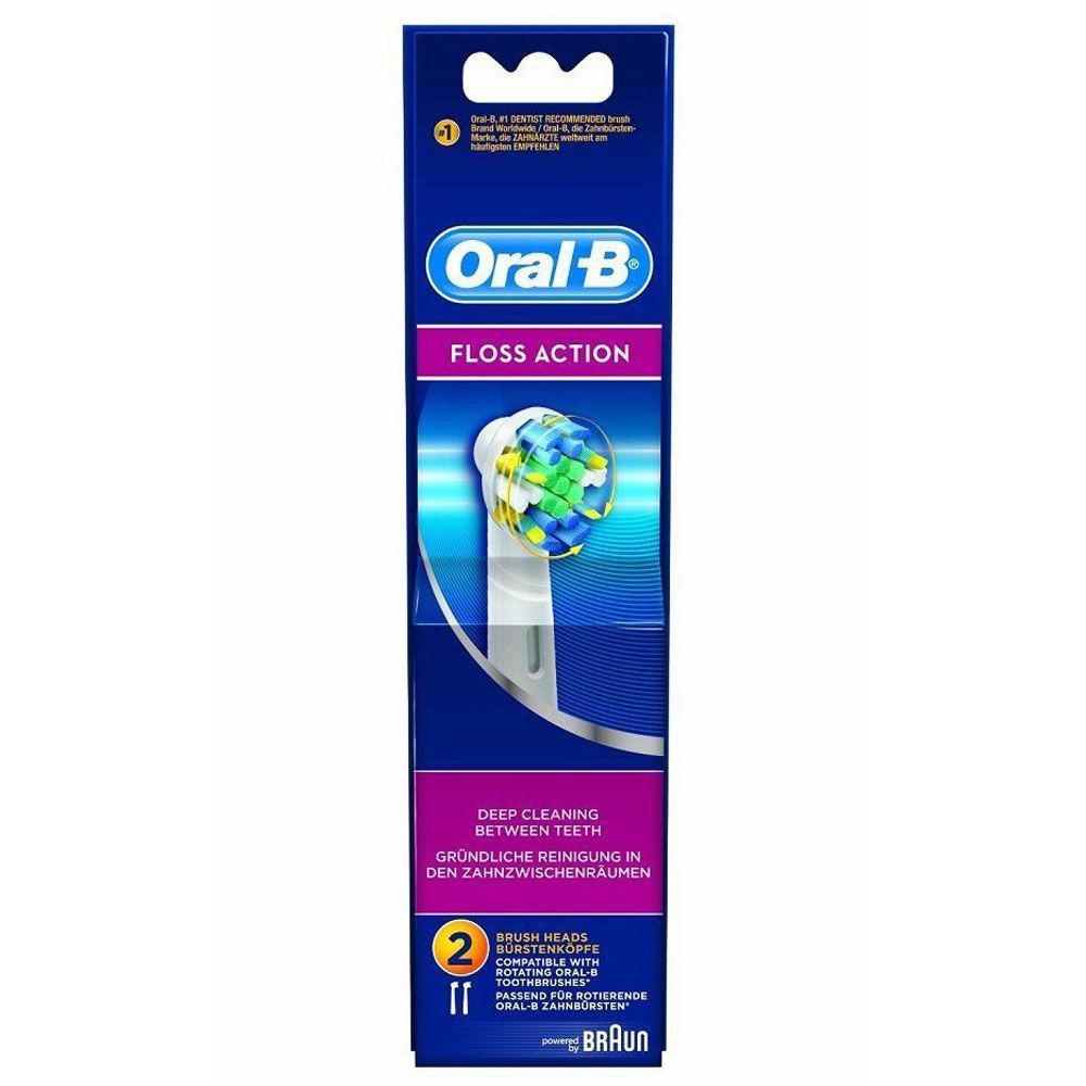 Oral-B - EB25-2 Floss Action Brush Heads 2Pcs