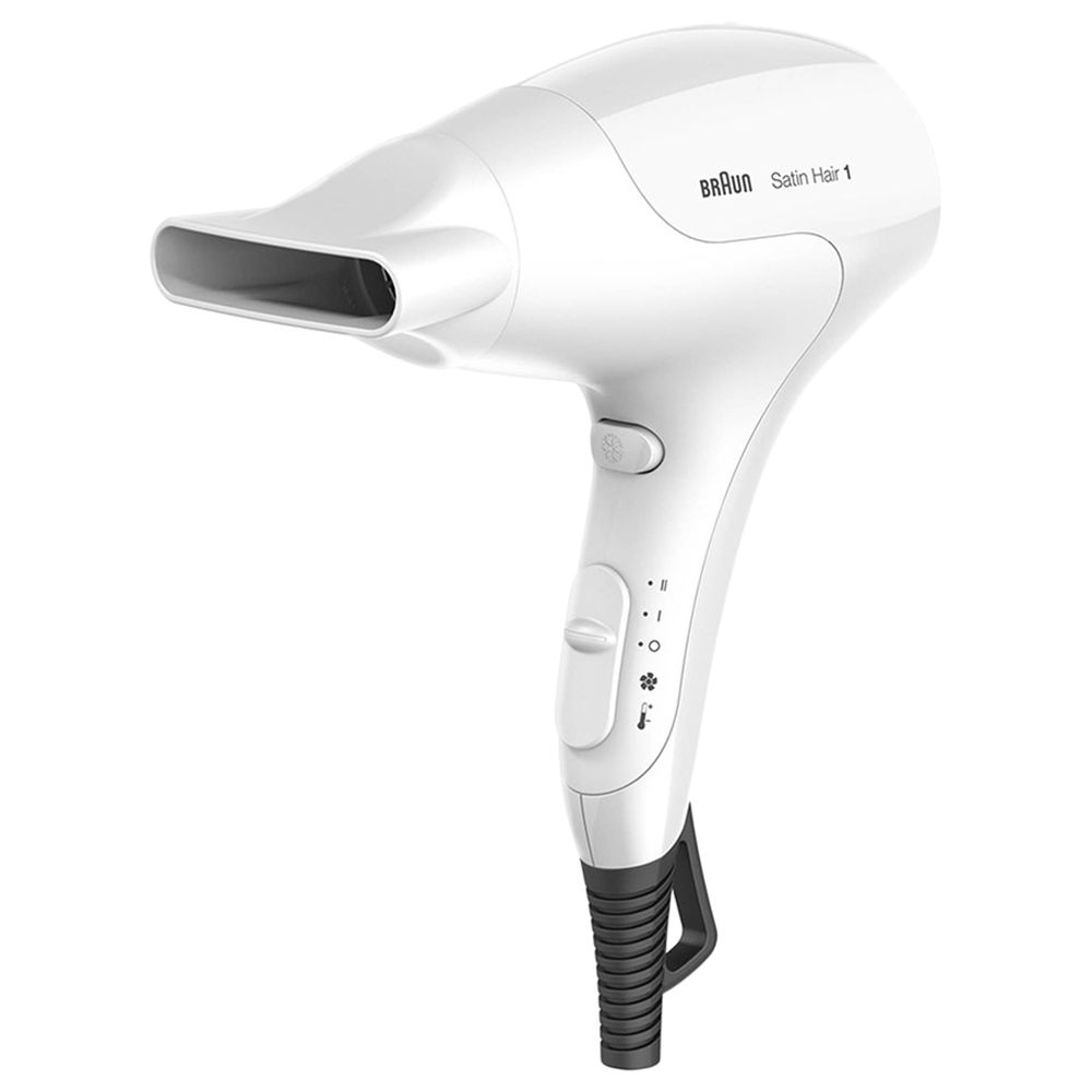 Braun - Satin 1 Hair Dryer Powerperfection - White