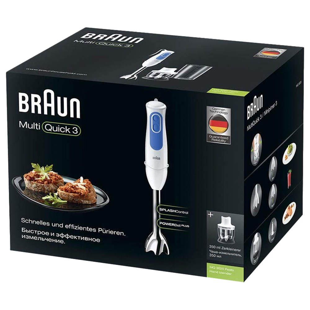 Braun - MQ 3020 Hand Blender 700 Watts - Blue