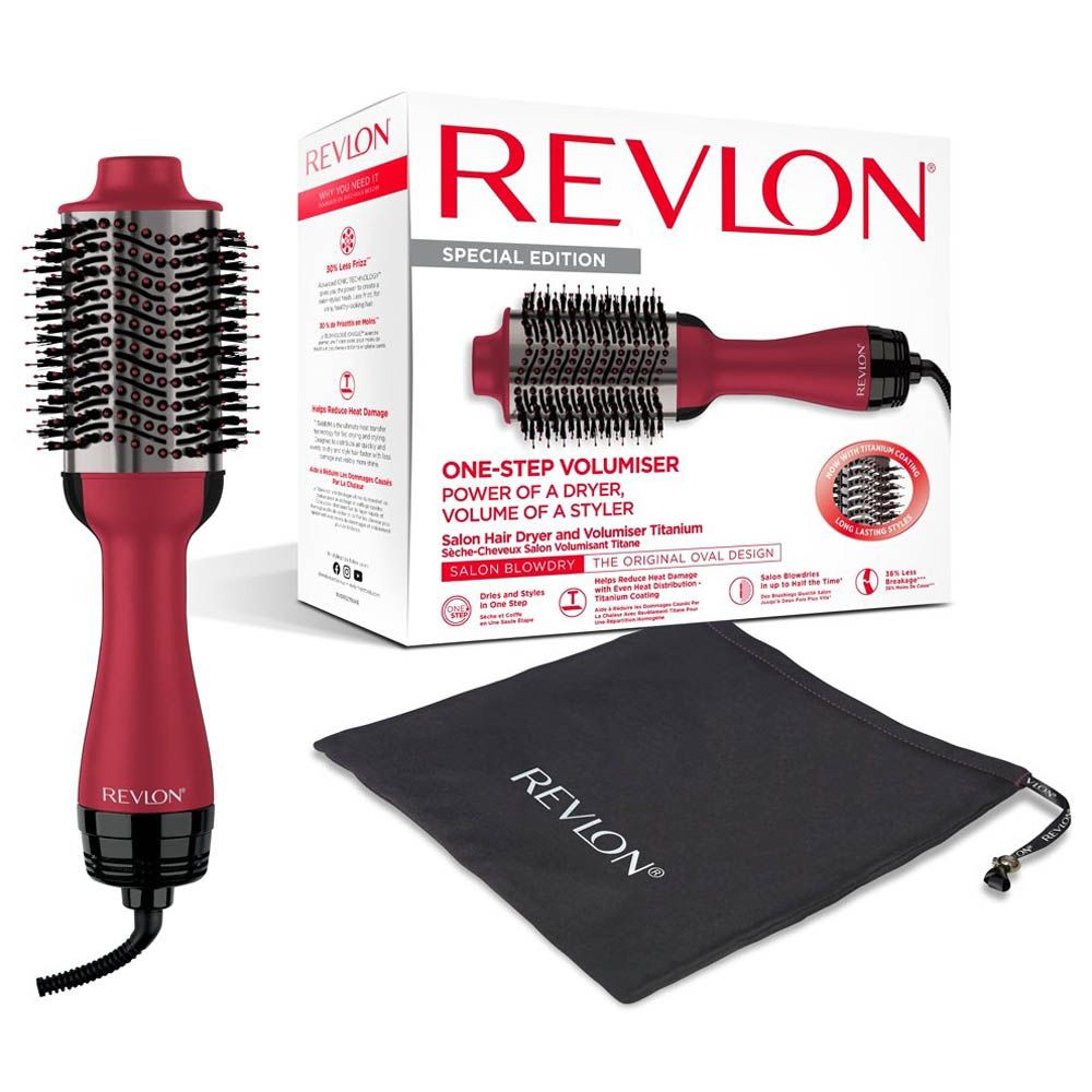 Revlon - Straight & Shine Hair Dryer & Volumiser - Titanium