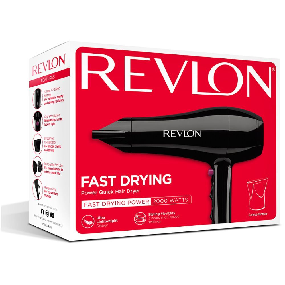 Revlon - RVDR5280 Hair Dryer 2000W - Black