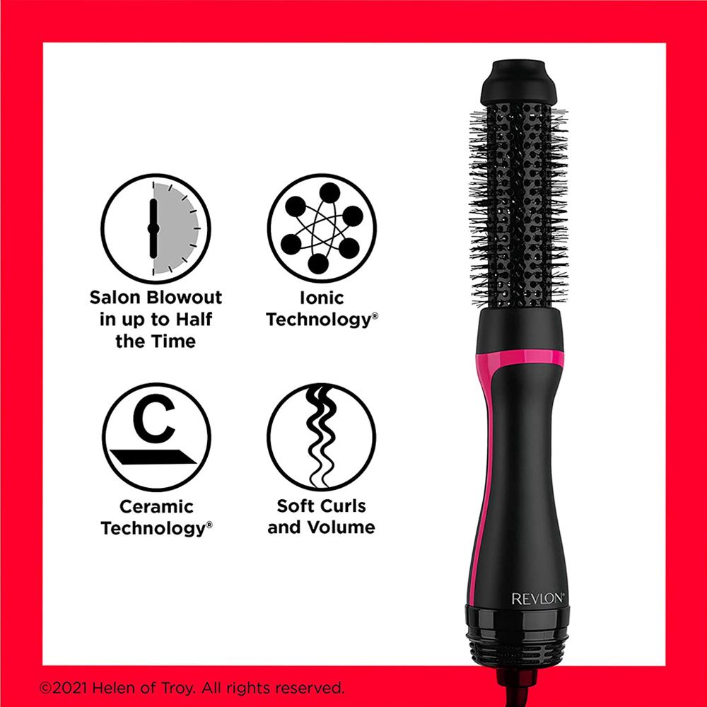 Revlon - One Step Round Brush Dryer & Styler - Black