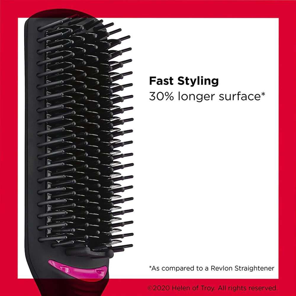 Revlon - One Step Straight & Shine Hot Ionic Brush 58W - Black