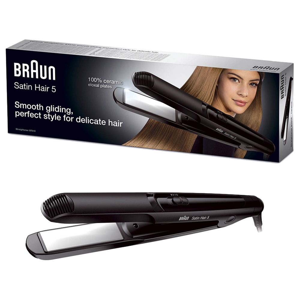 Braun - Satin Hair 5 ST510 Hair Straightener - Black