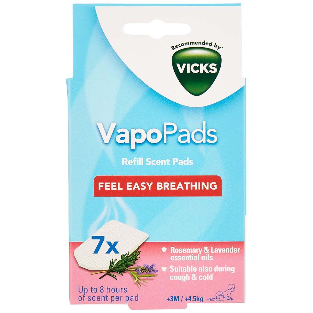 Vicks - Vapo Essential oil infused Scented Pads - 7 Pcs