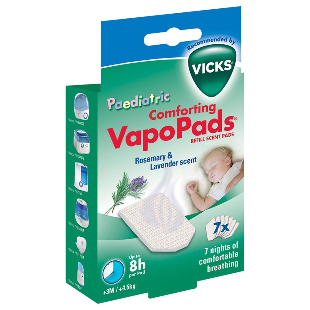 Vicks - Vapo Essential oil infused Scented Pads - 7 Pcs