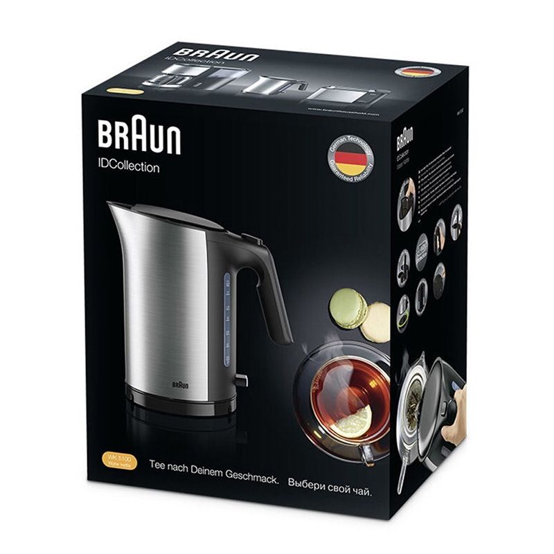 Braun - WK 5110 Kettle 1.7 Liters, Black 3000W