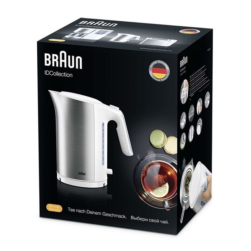 Braun - WK 5110 Kettle 1.7 Liters, White 3000W