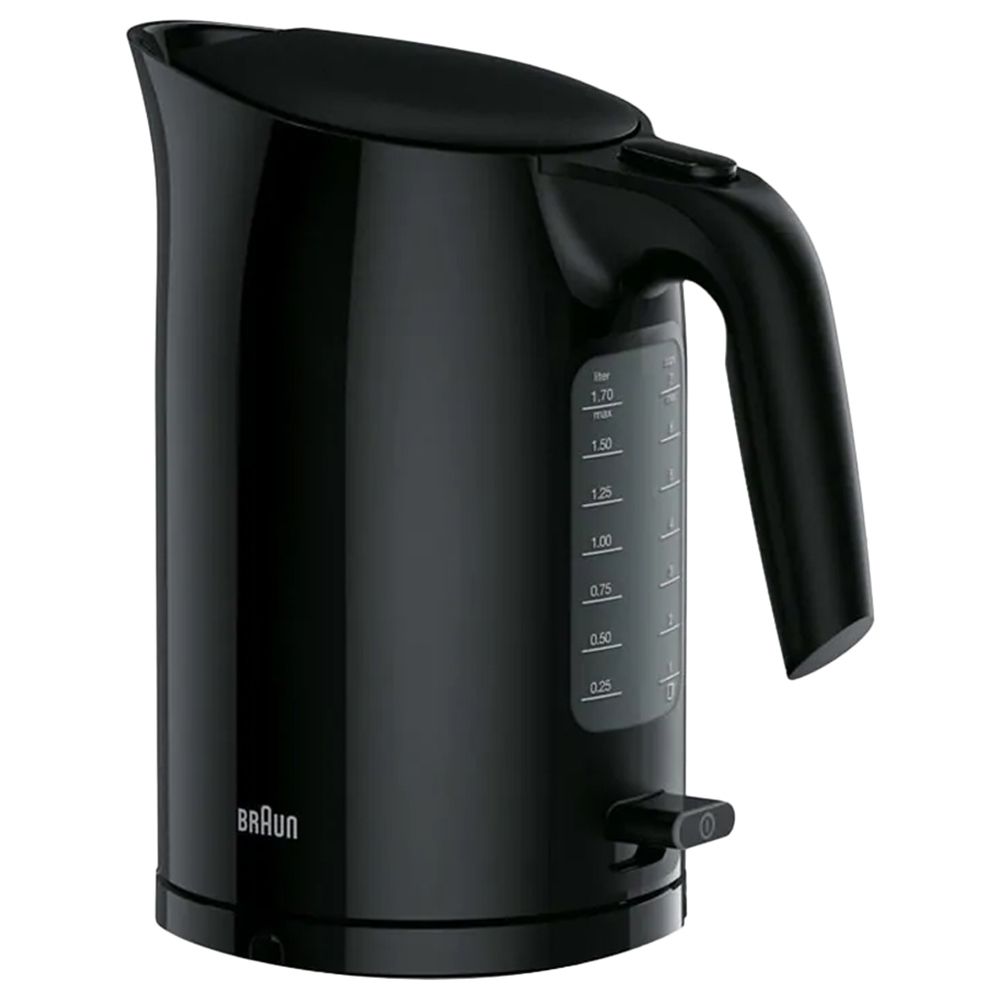 Braun - WK3110 Black Kettle 1.7 L 3000W - Black