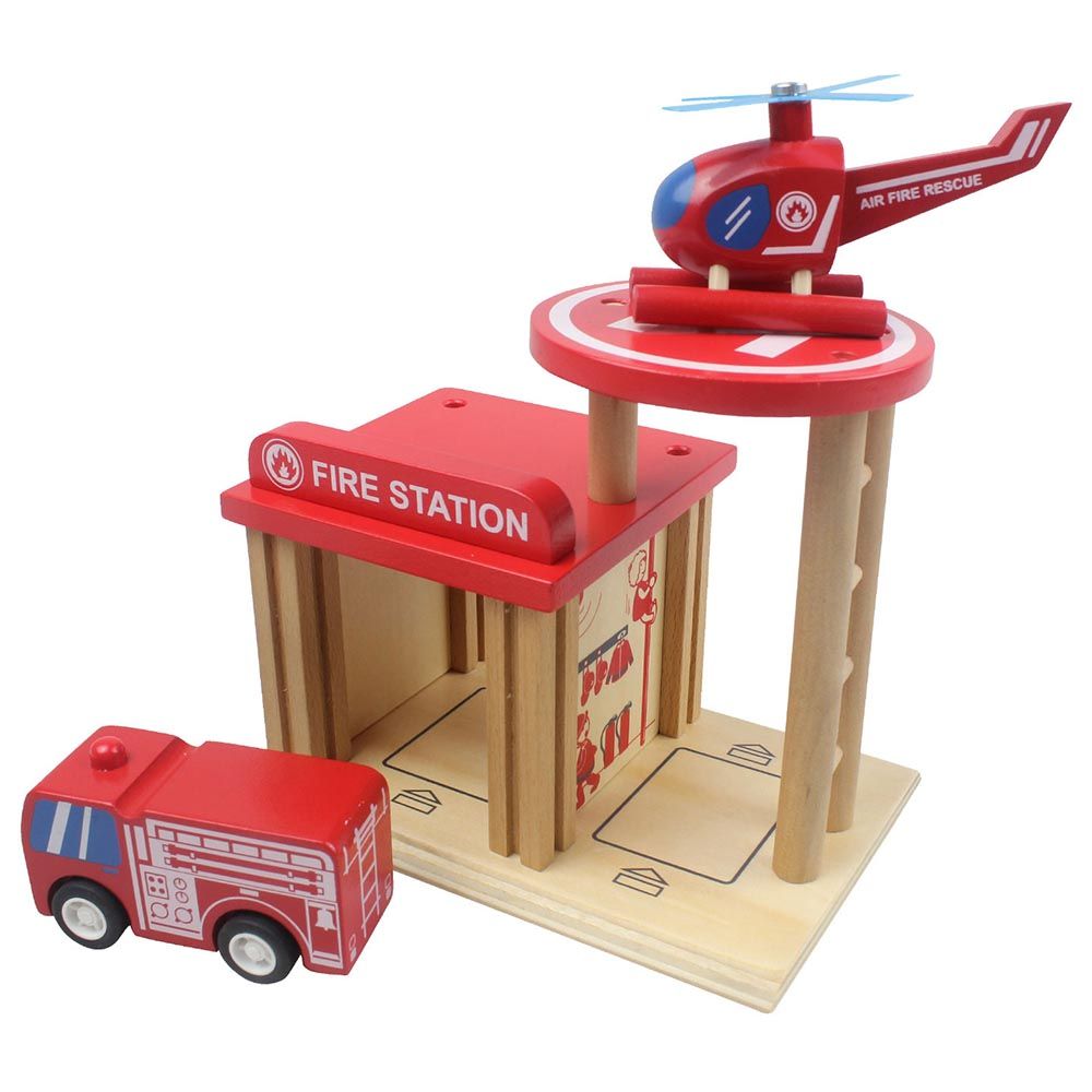 Udeas - Fire Station QPack - Red