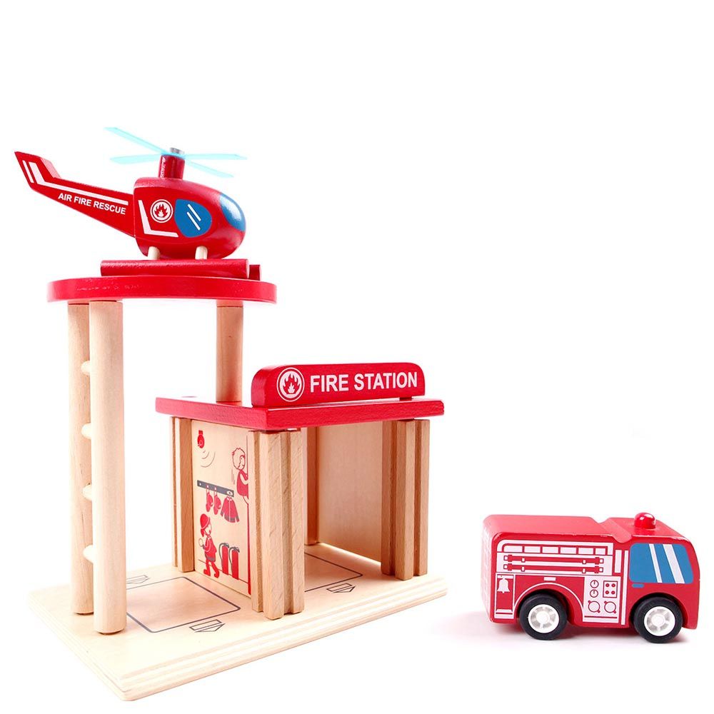 Udeas - Fire Station QPack - Red