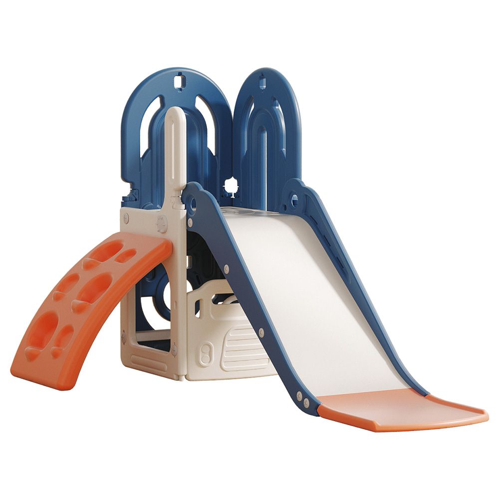 Lovely Baby - Slide w/ Climbing Wall - Blue