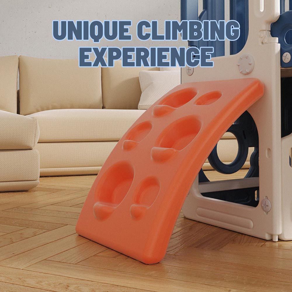 Lovely Baby - Slide w/ Climbing Wall - Blue