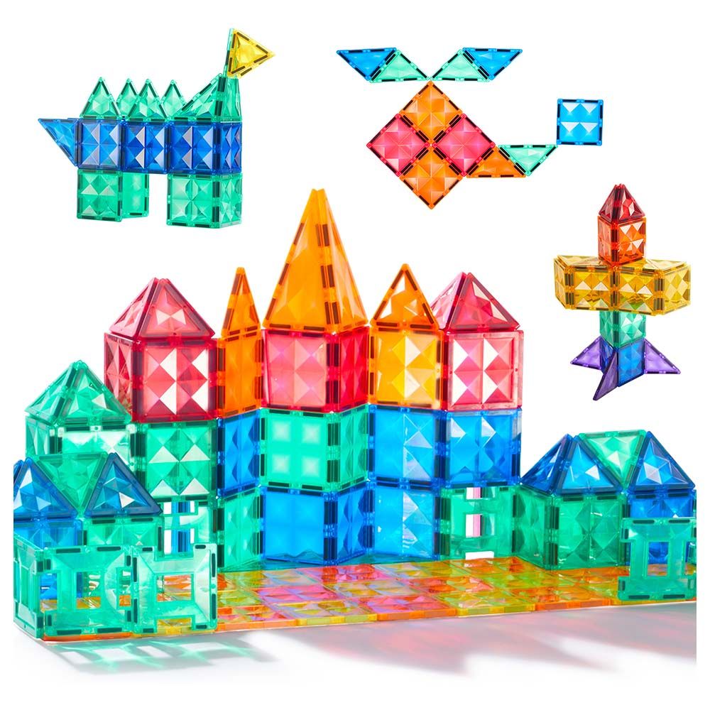 Mideer - Colourful Magnetic Tiles - 60pcs