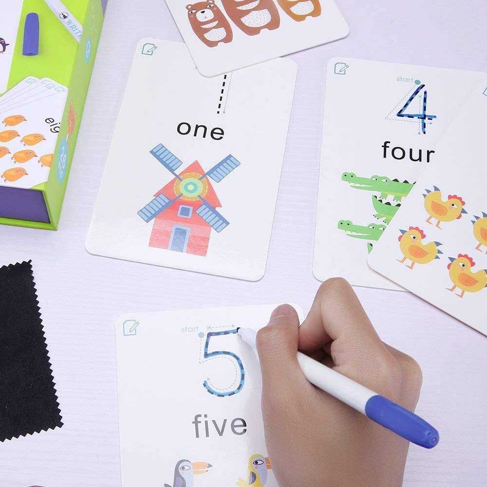 MiDeer - Write & Wipe Cards - 123