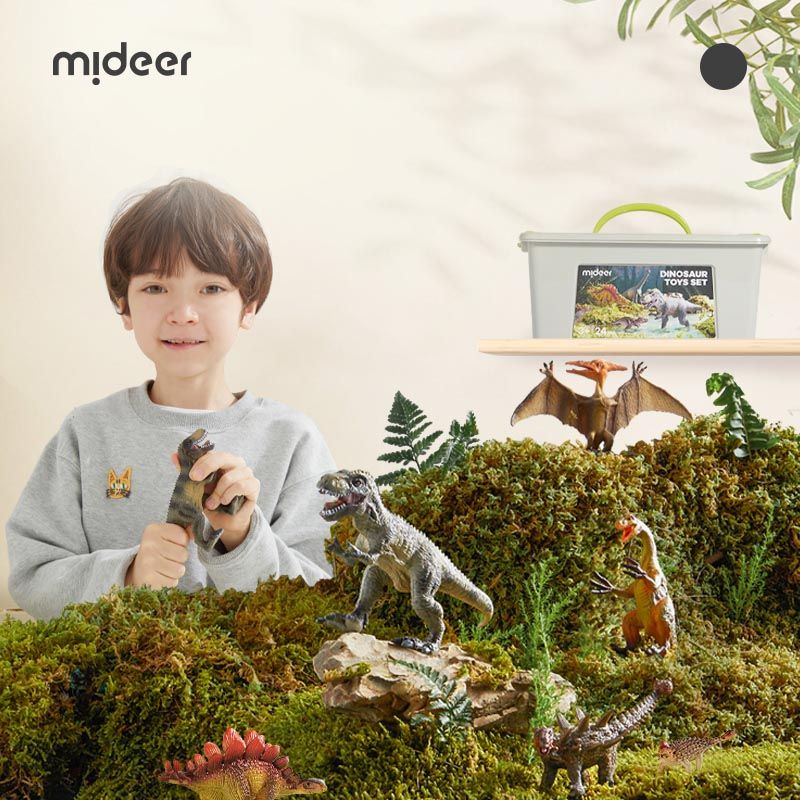 Mideer - Dinosaur Toy Set - 24pcs