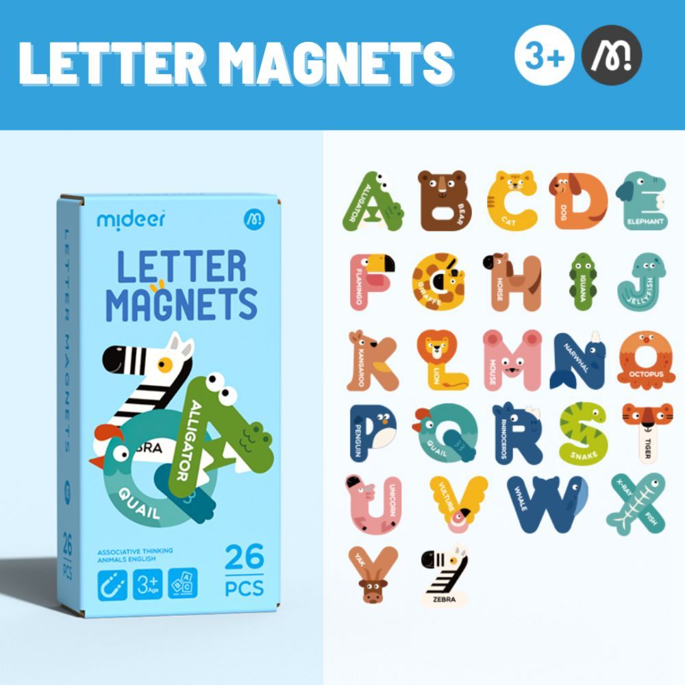 MiDeer - Alphabet Magnets - 26 Pcs