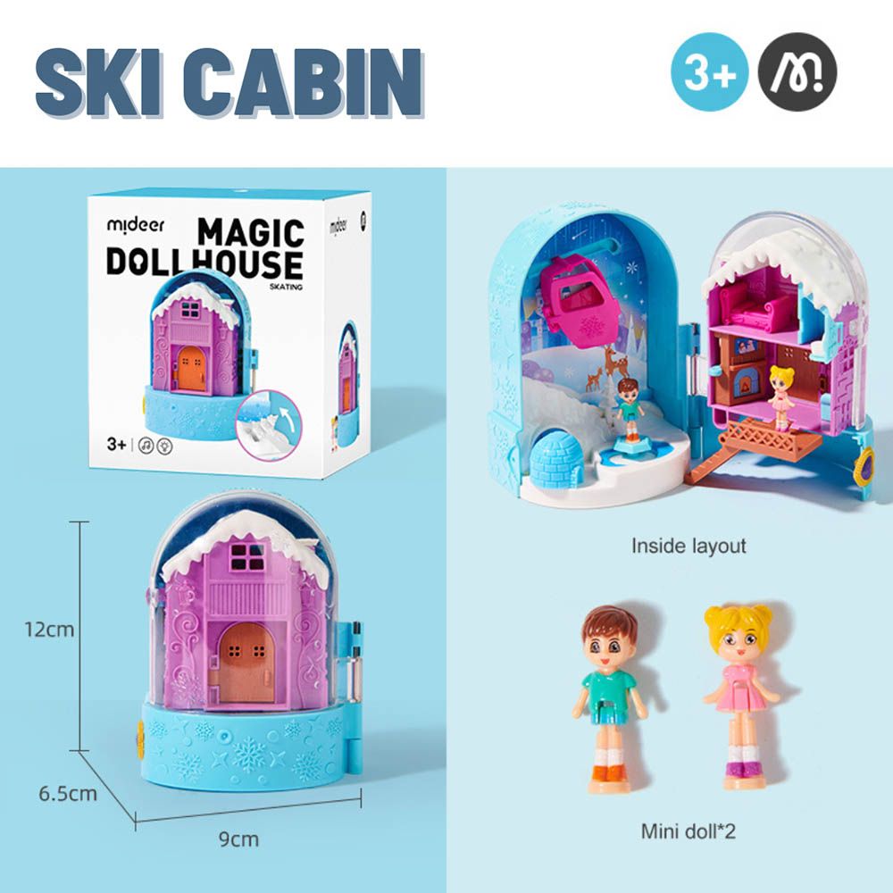 Mideer - Magic Doll House - Ski Cabin