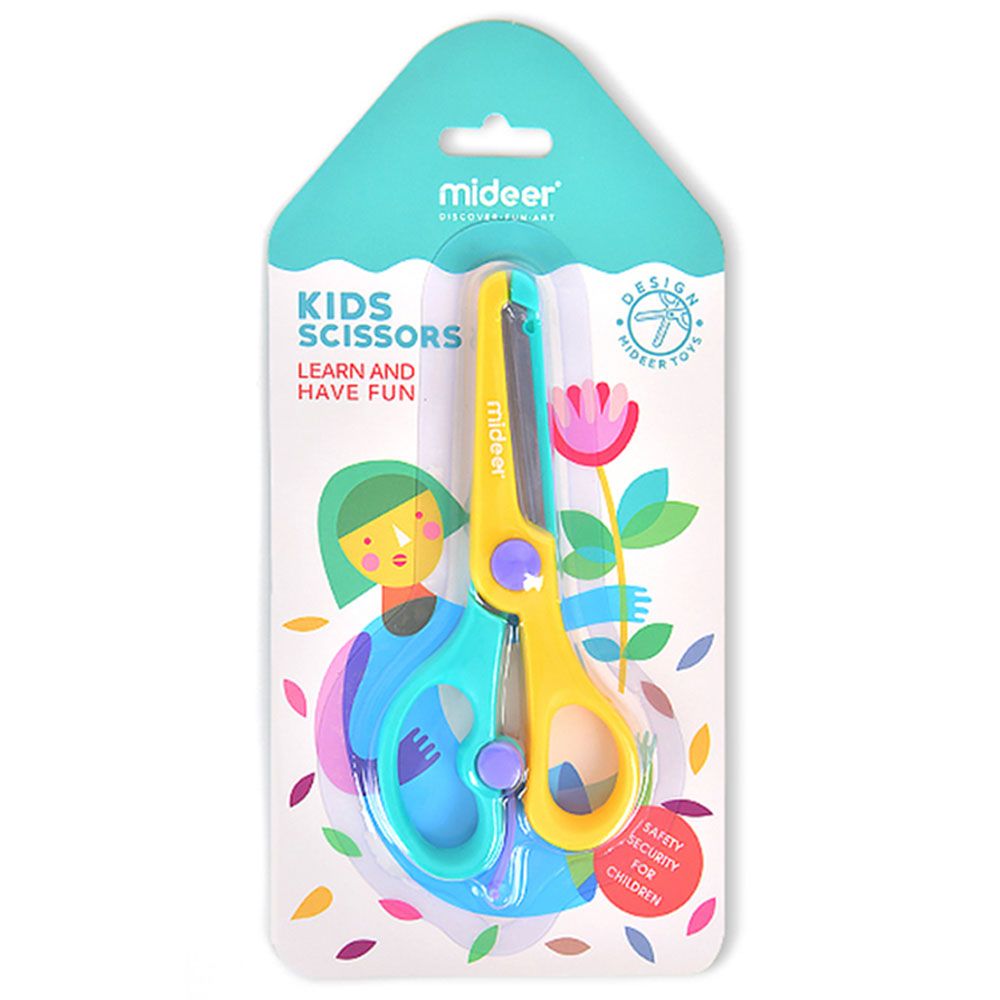 Mideer - Kids Safety Scissors - Yellow