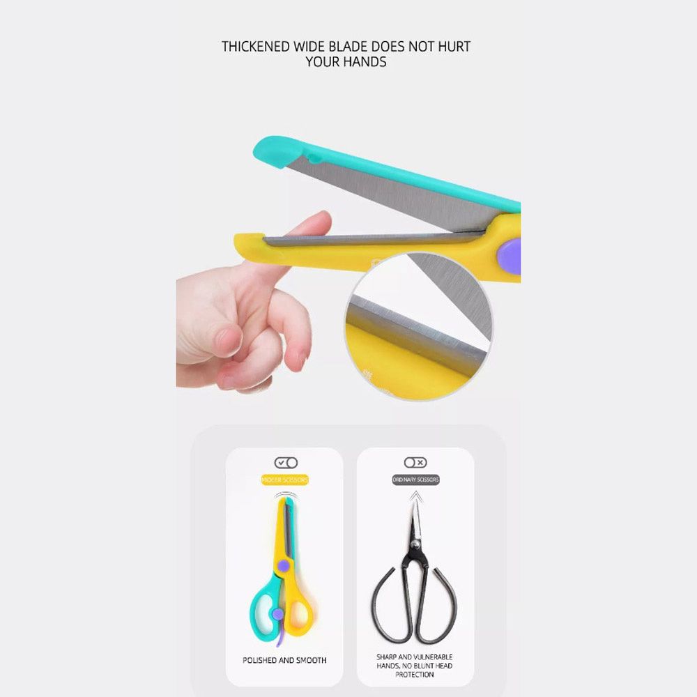 Mideer - Kids Safety Scissors - Yellow