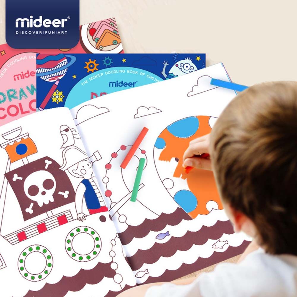 Mideer - Colouring Book - Pink