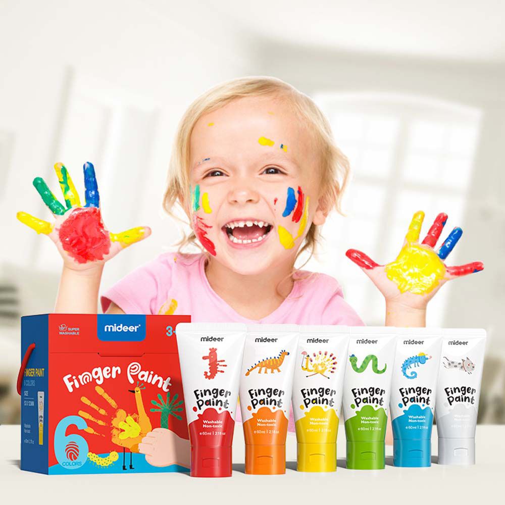 Mideer - Finger Paint - 12 Colours