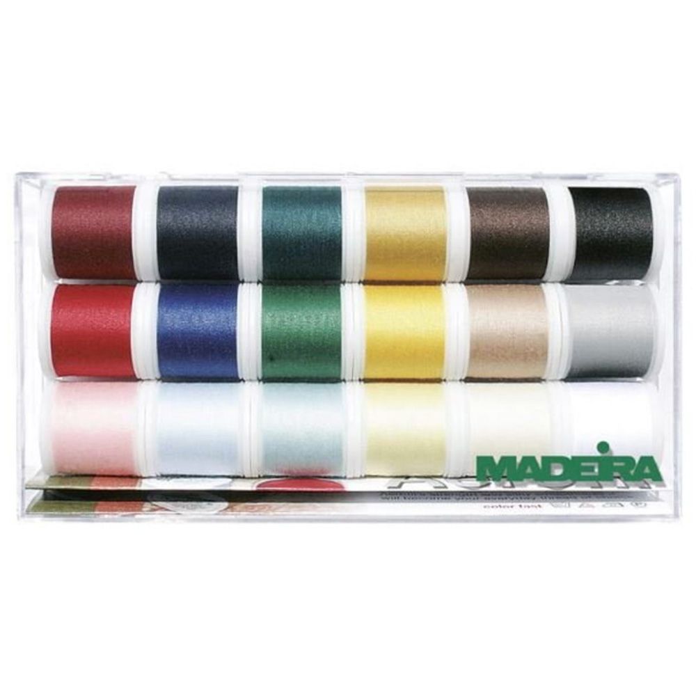 Madeira - 8040 Viscose Rayon 40 Machine Thread Pack Of 18