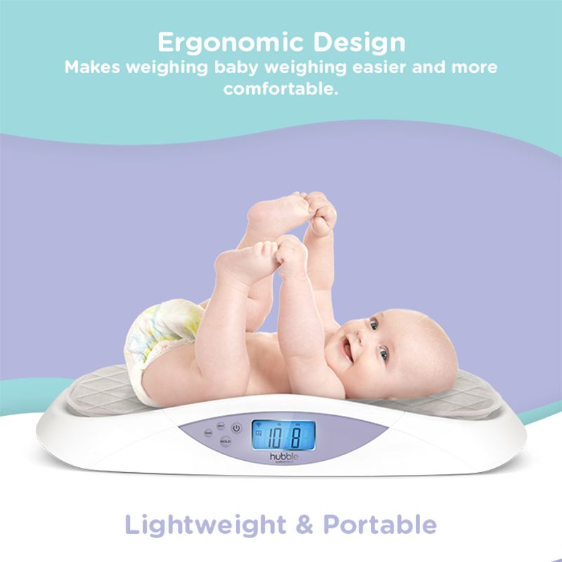 Hubble Grow Smart Baby Scale W Bluetooth White