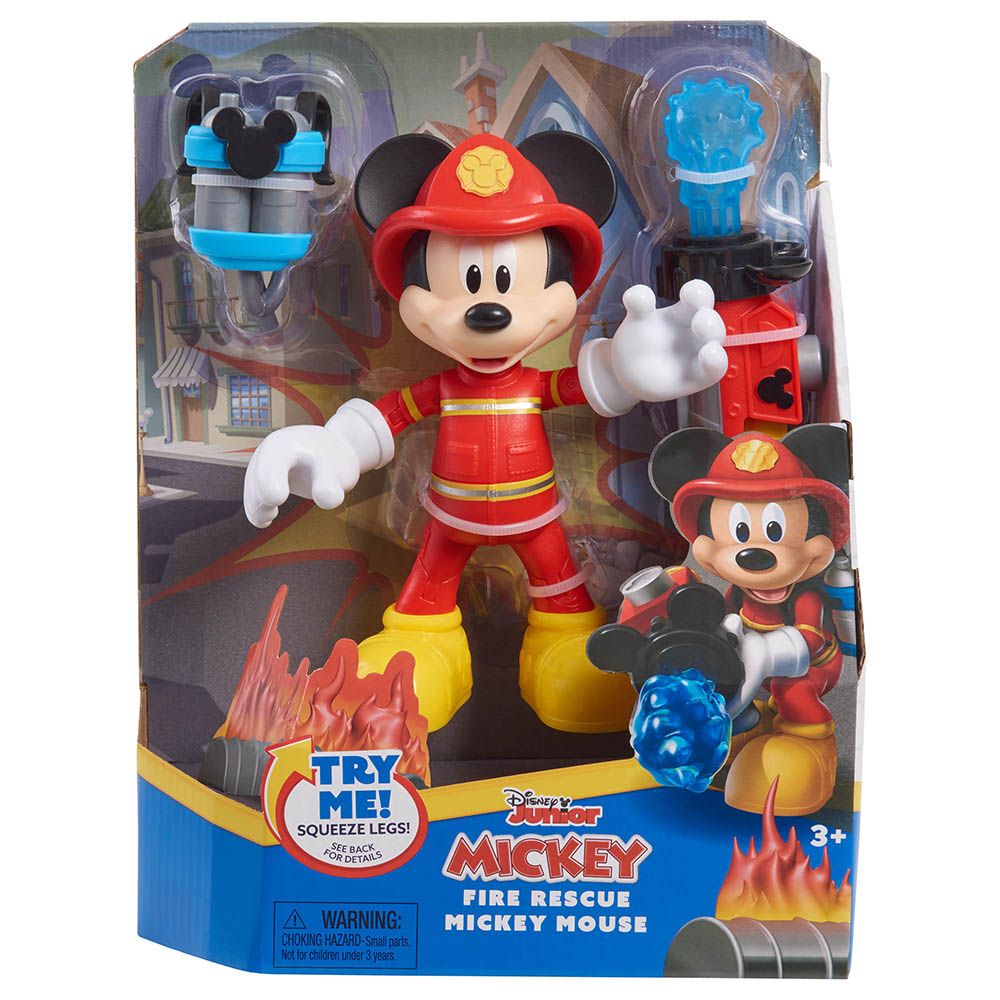 Mickey Mouse - Junior Fire Rescue Mickey Mouse 6 Inch Figure