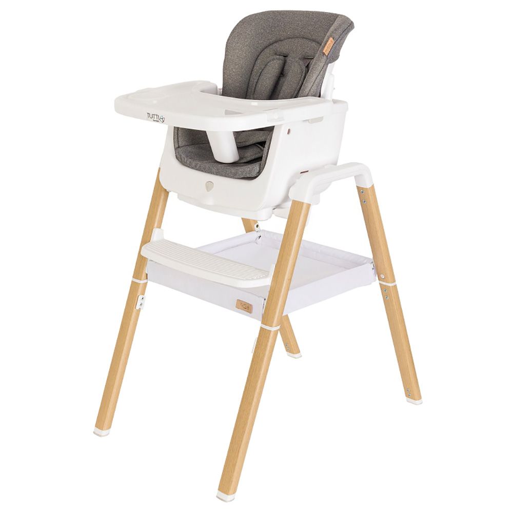 TUTTI Bambini - Nova Wooden Highchair - Oak/White