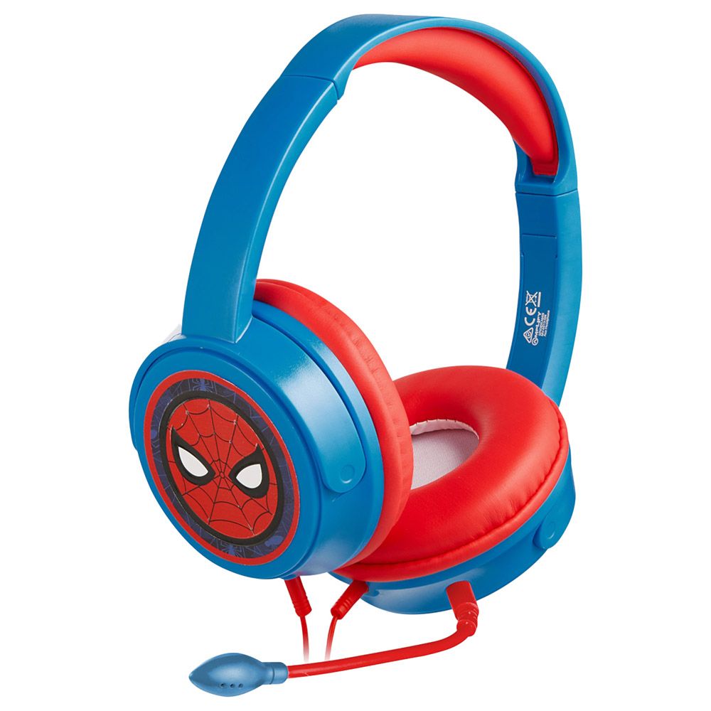 Volkano - Marvel Spiderman Stereo Headphones w/ Padded Ear Cups 