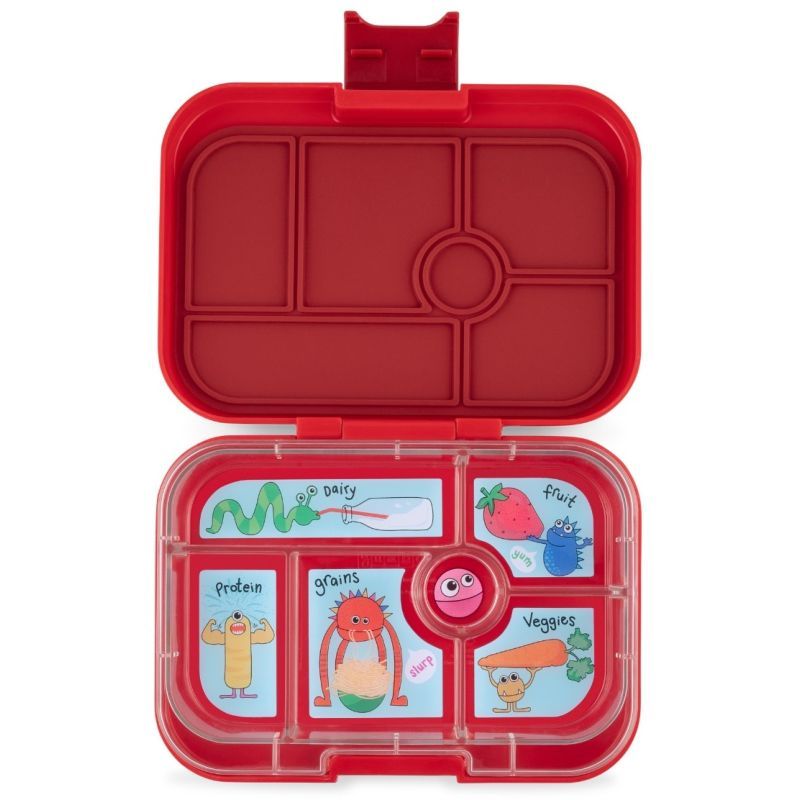 Yumbox - 6 Compartments Red Box Wow Lunchbox